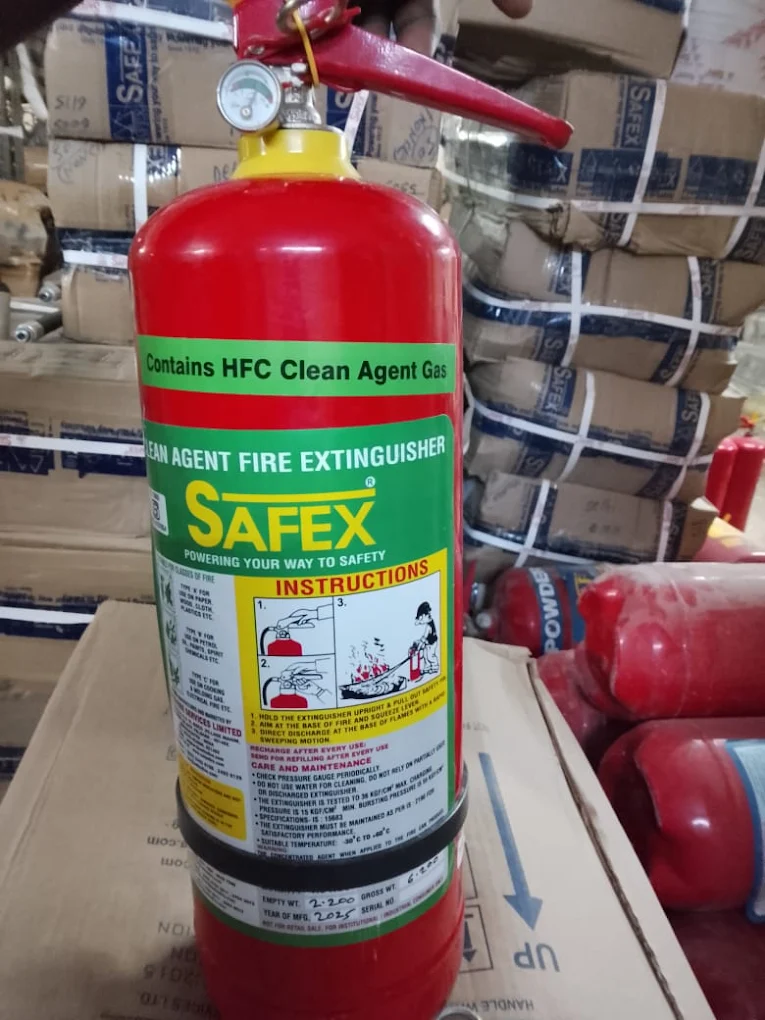 Clean Agent (HFC) Fire Extinguisher